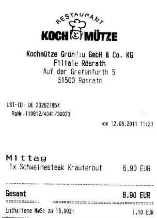 righ Hffner Kochmtze Restaurant